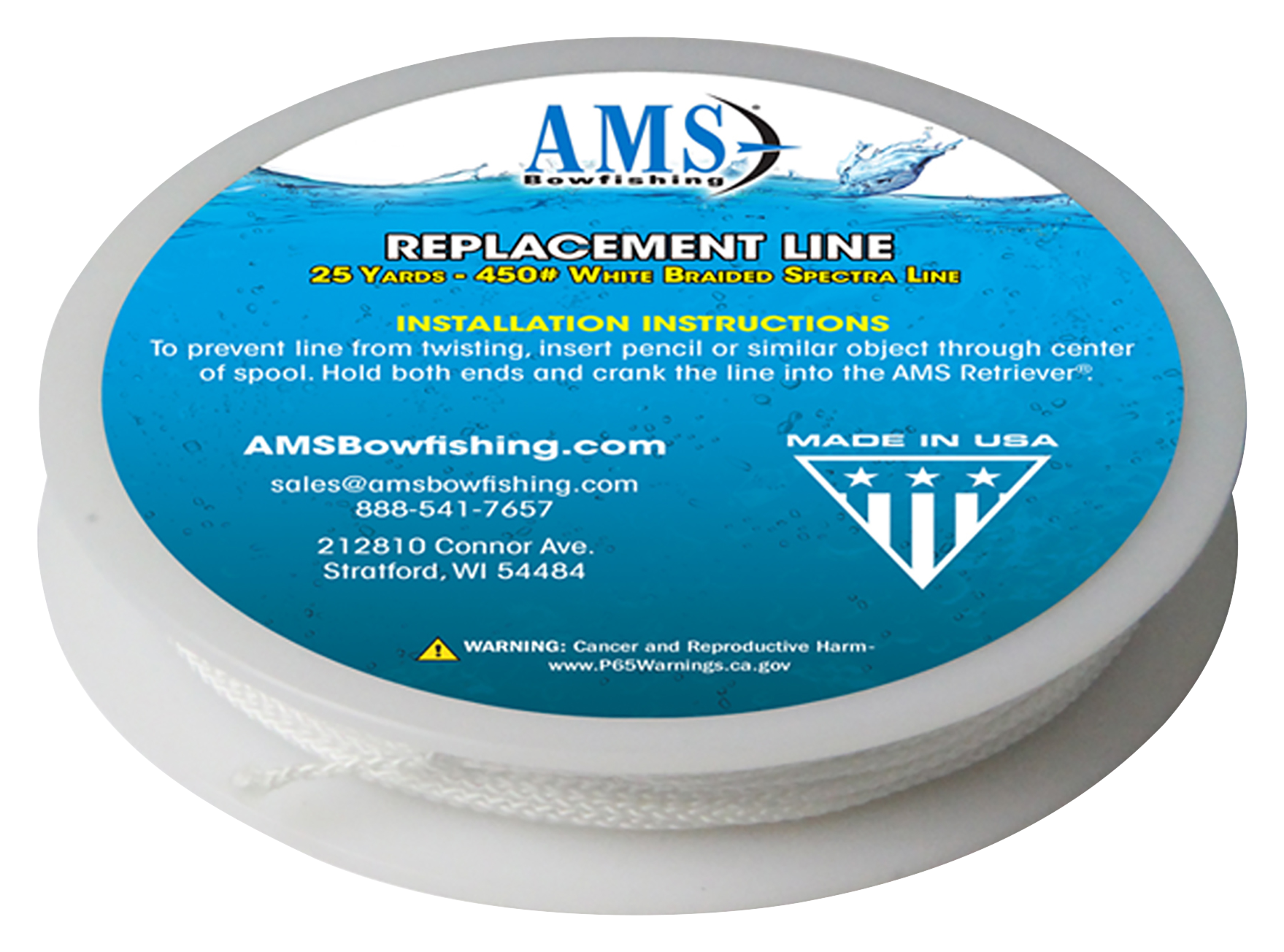 AMS Bowfishing Replacement Braided Spectra Bowfishing Line Cabela's